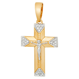Крест христианский 19927 золото