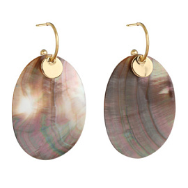 Серьги подвесные SAM767E-Y ювелирный сплав