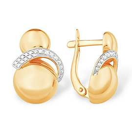 Серьги С13213647 золото